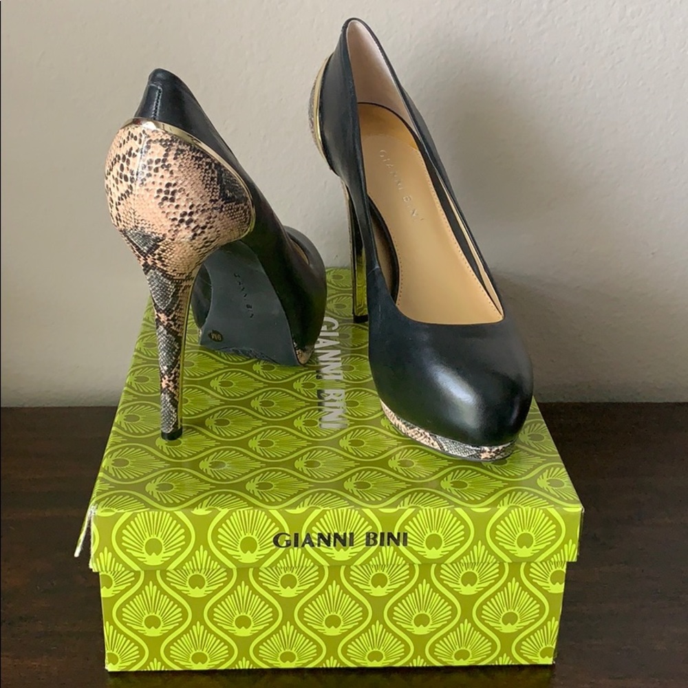 Gianni Bini black platform size 9m